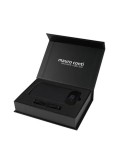 Power Bank 8000 mAh Mauro Conti, chargeur sans fil 5W | Eric Matières : caoutchouc Couleurs : noir objet promotionnel éco-respon