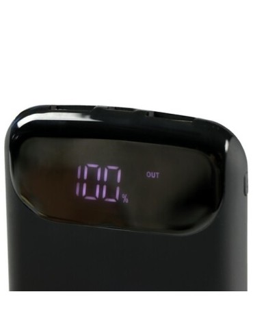 Power Bank 8000 mAh Mauro Conti, chargeur sans fil 5W | Eric Matières : caoutchouc Couleurs : noir personnalisation rapide en Fr