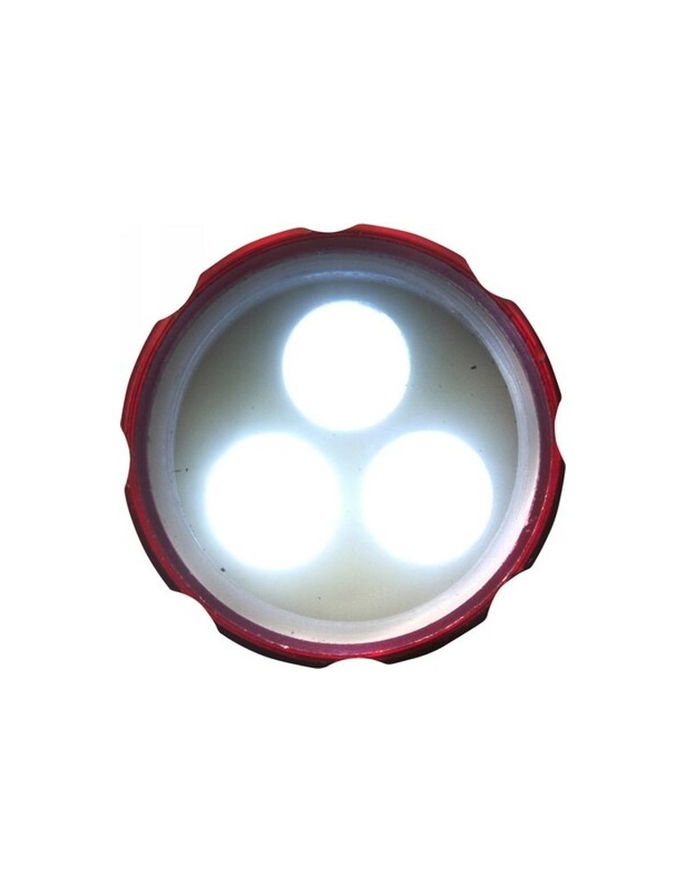 Porte-clés avec mousqueton, 3 LED