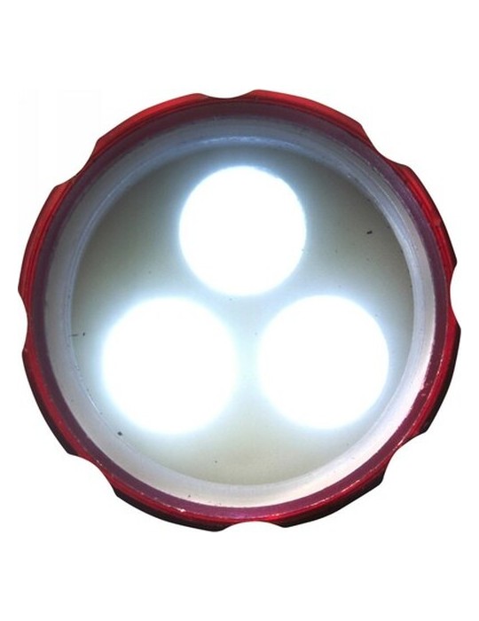 Porte-clés avec mousqueton, 3 LED