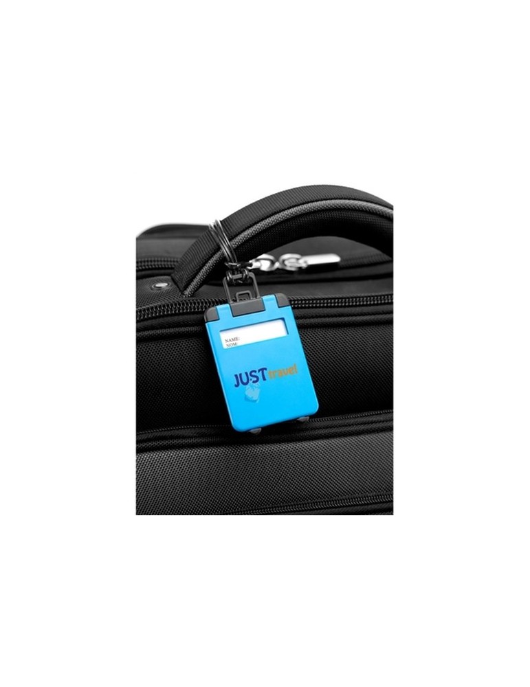 Étiquette de bagage Matières : ABS Couleurs : blanc cadeau client original