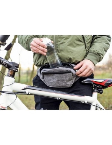 Sac banane B'RIGHT RPET | Kian Matières : PET recyclé Couleurs : gris 2