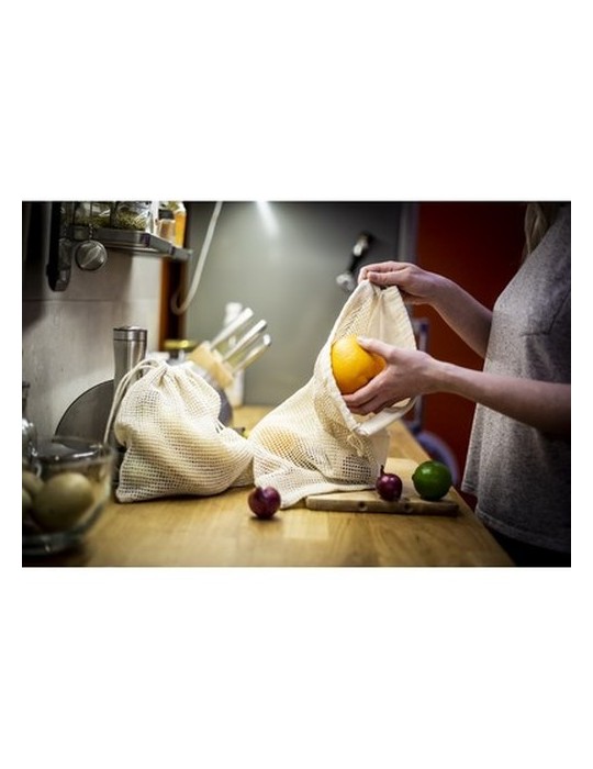 B'RIGHT sac en coton pour fruits et légumes, grand modèle | Brandon