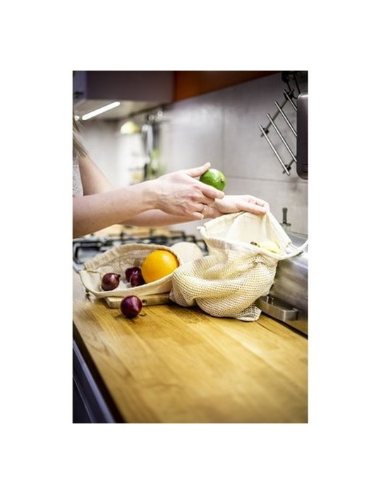 B'RIGHT sac en coton pour fruits et légumes, grand modèle | Brandon