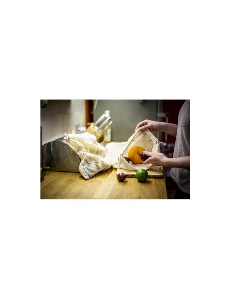 B'RIGHT sac en coton pour fruits et légumes, grand modèle | Brandon