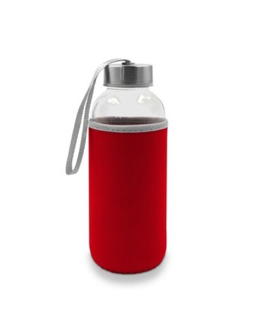 Bouteille en verre 420 ml | Bob Matières : acier inoxydable Couleurs : rouge 2