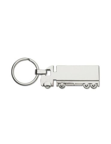 Porte-clés "camion" | Zane Matières : métal Couleurs : argenté impression haute définition