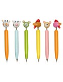Stylo bille 'animal' | Lillian Matières : bois Couleurs : naturel goodies publicitaire événementiel