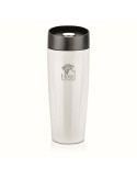 Mug thermique 375 ml Air Gifts | Lottie Matières : acier inoxydable Couleurs : blanc marquage couleur éclatante