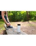 Mug thermique 375 ml Air Gifts | Lottie Matières : acier inoxydable Couleurs : blanc goodies publicitaire durable