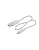 Power Bank 12000 mAh avec lumière | Sawyer Matières : métal Couleurs : blanc objet promo petit budget