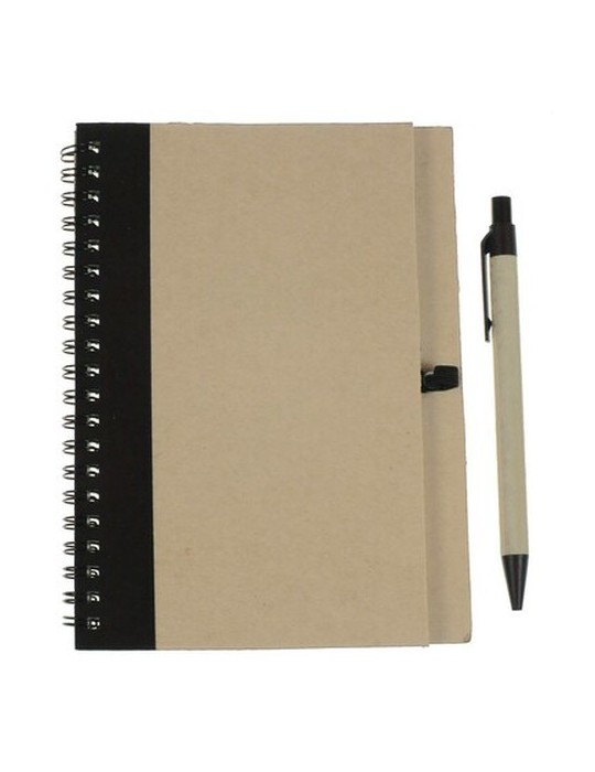 Carnet environ A5 avec stylo bille | Salvatore