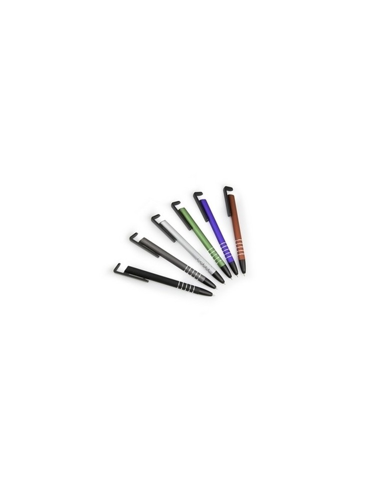 Stylo bille, stylet tactile, support de téléphone | Erran