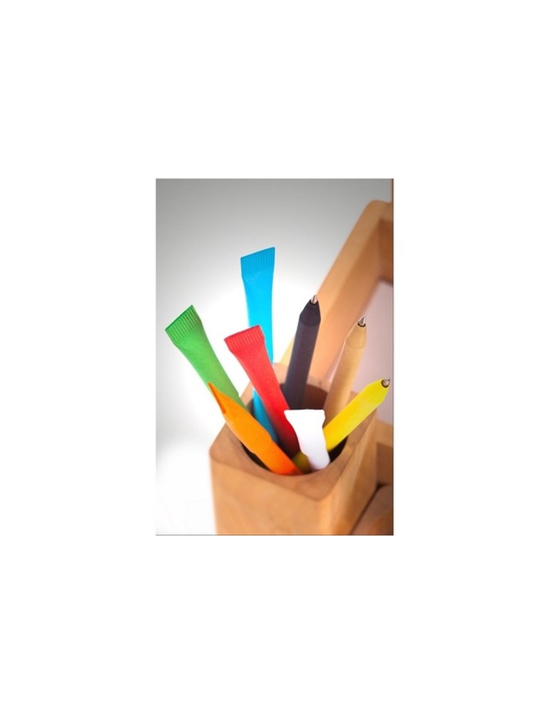 Stylo bille en papier avec capuchon | Debra