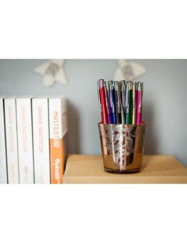 Stylo bille | Jones Matières : aluminium Couleurs : rouge 2