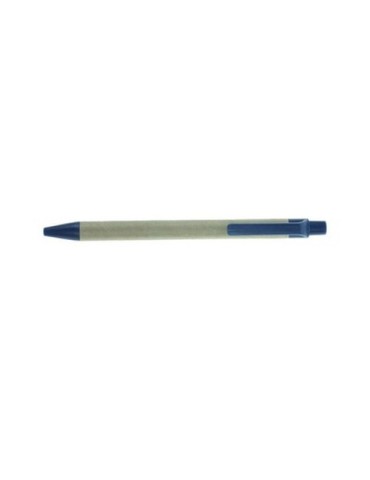 Stylo bille en carton recyclé | Nicholas Matières : carton recyclé Couleurs : bleu marine 2