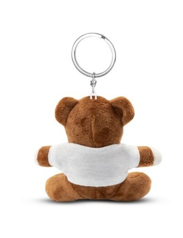 Ours, porte-clés | Larry Brown Matières : coton Couleurs : brun goodies publicitaire événementiel