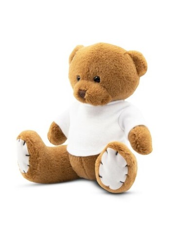 Ours | Nicky Patch Matières : polyester Couleurs : brun cadeau entreprise pas cher