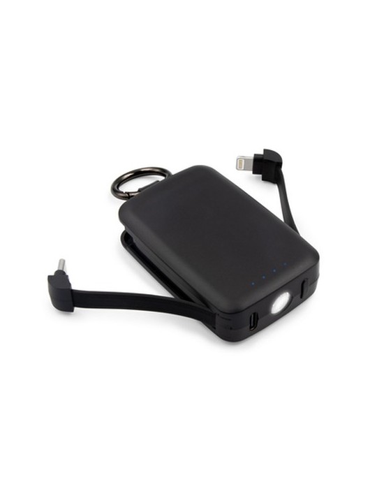 Power bank 4000 mAh, mousqueton et lampe 1W | Dimetrice