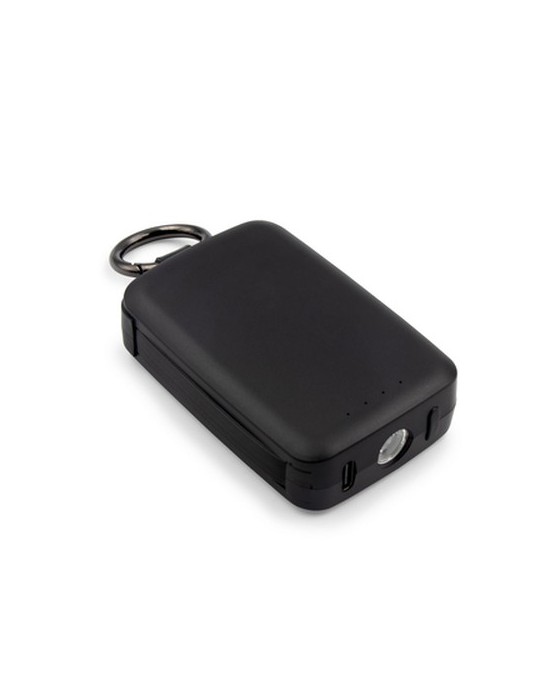 Power bank 4000 mAh, mousqueton et lampe 1W | Dimetrice