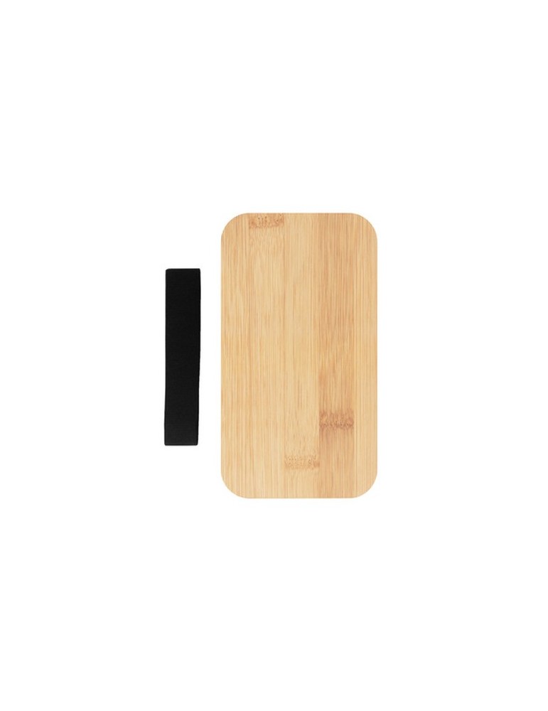 Lunch box 2 en 1, 2x500 ml, couvercle en bambou, couverts | Tijani