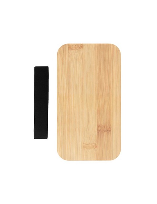 Lunch box 2 en 1, 2x500 ml, couvercle en bambou, couverts | Tijani