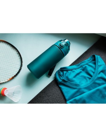 Gourde sport 500 ml Air Gifts | Leila Matières : caoutchouc Couleurs : gris 2