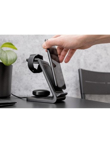 Chargeur sans fil 15W, 3 en 1, support de téléphone | Todd 2