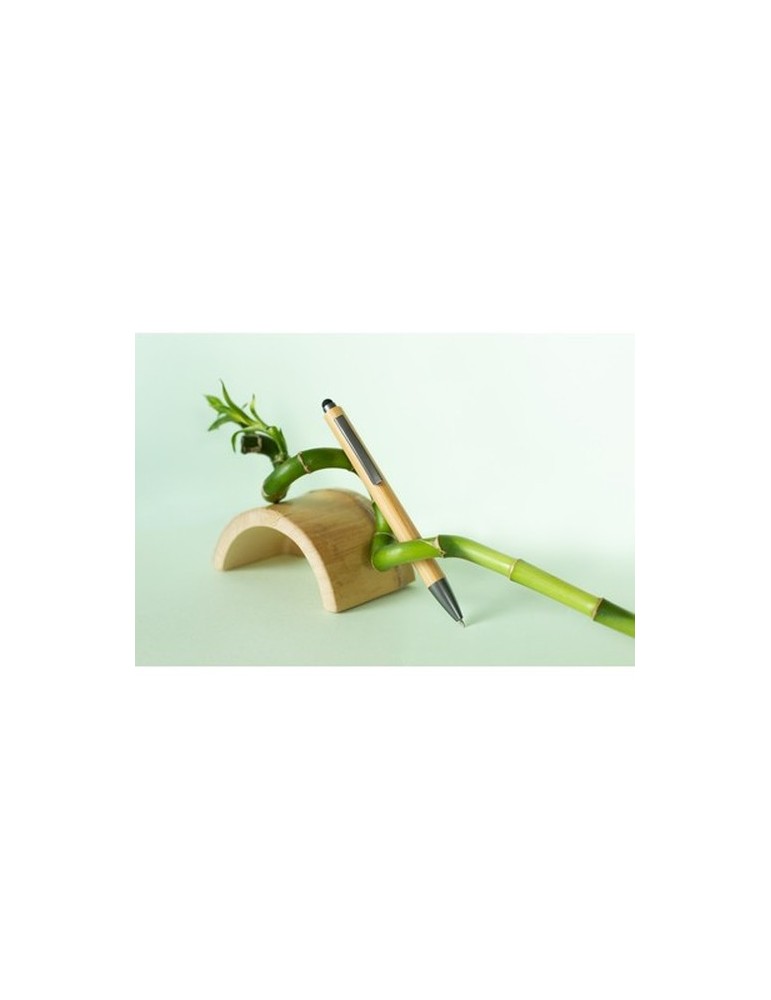 Stylo bille en bambou, stylo tactile | Keandre