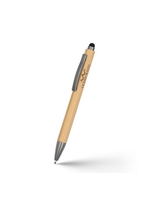 Stylo bille en bambou, stylo tactile | Keandre