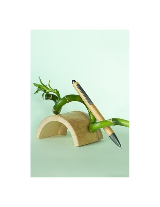 Stylo bille en bambou, stylo tactile | Keandre