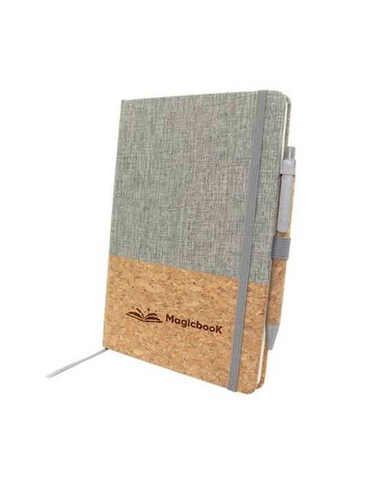 Carnet A5 en liège avec Stylo bille | Layla