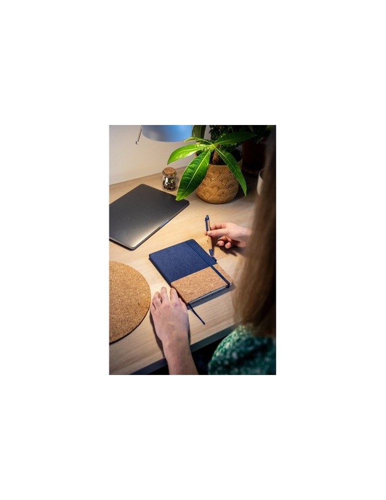 Carnet A5 en liège avec Stylo bille | Layla