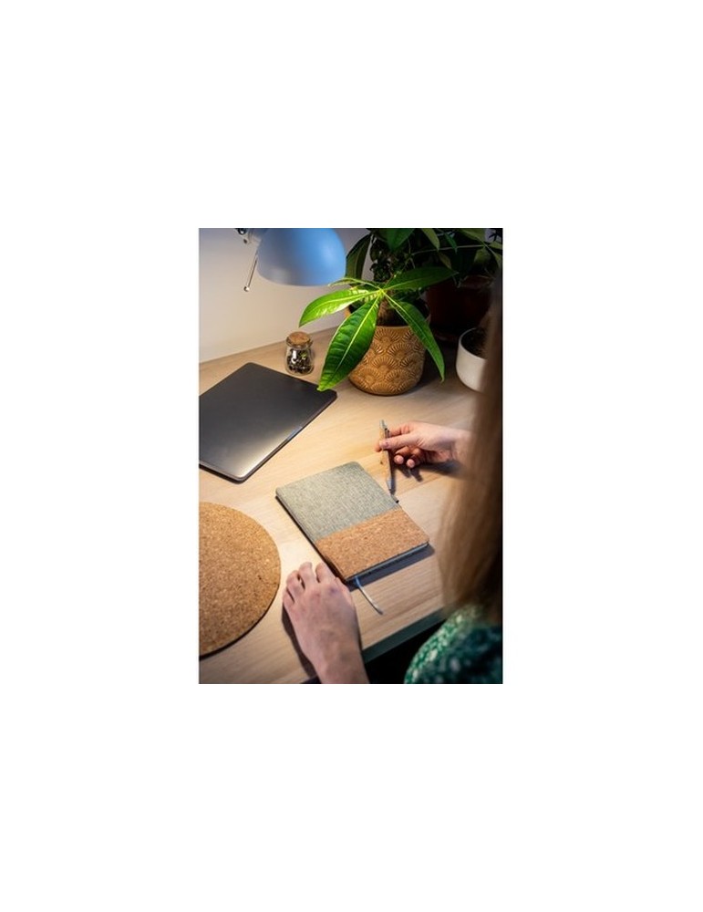 Carnet A5 en liège avec Stylo bille | Layla