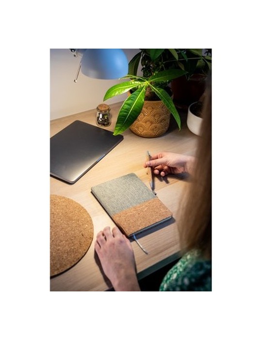 Carnet A5 en liège avec Stylo bille | Layla