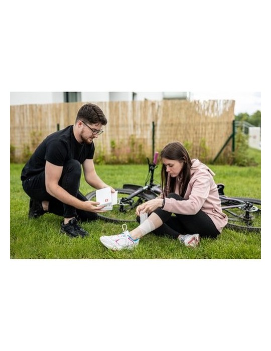 Trousse de premiers secours en coffret plastique, 64 pièces | Ramona