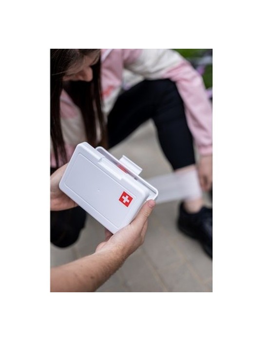Trousse de premiers secours en coffret plastique, 64 pièces | Ramona