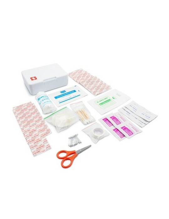 Trousse de premiers secours en coffret plastique, 64 pièces | Ramona