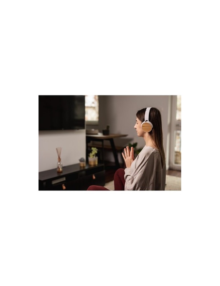 Casque sans fil pliable, détails en bambou | Hollie