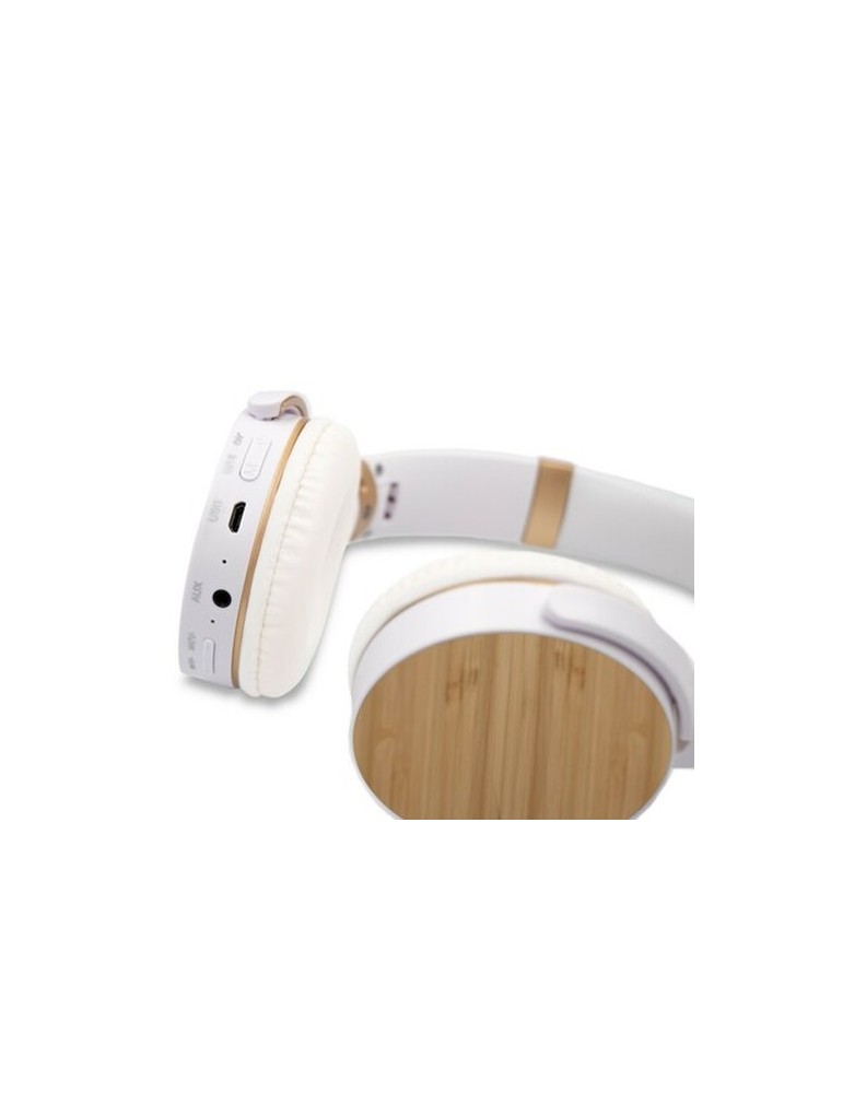 Casque sans fil pliable, détails en bambou | Hollie