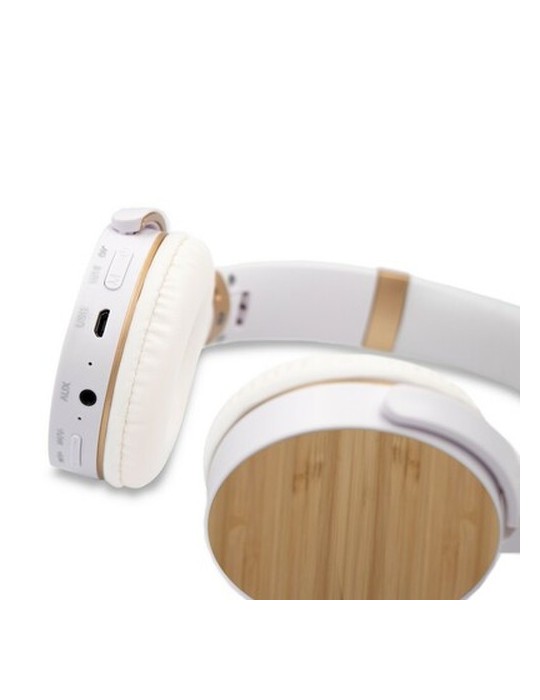 Casque sans fil pliable, détails en bambou | Hollie