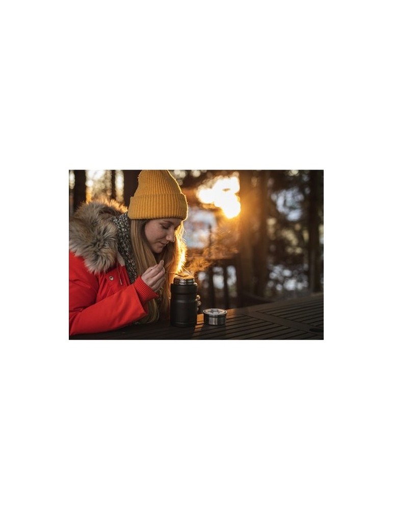 Boîte alimentaire isotherme Air Gifts 650 ml avec cuillère pliable | Jonathan