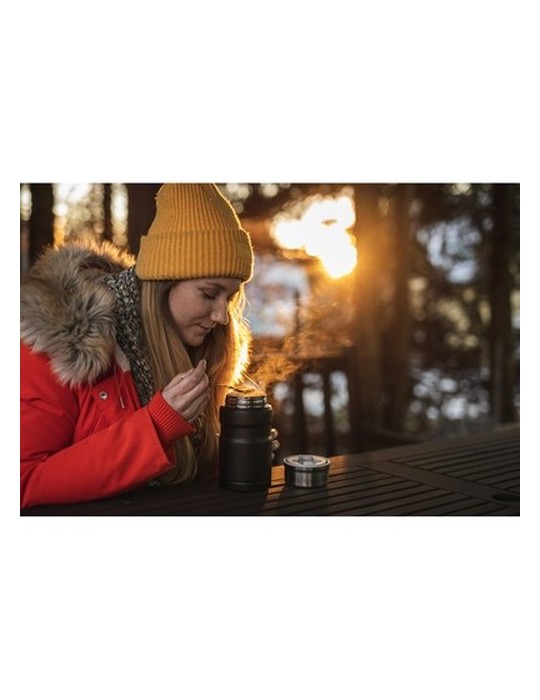 Boîte alimentaire isotherme Air Gifts 650 ml avec cuillère pliable | Jonathan