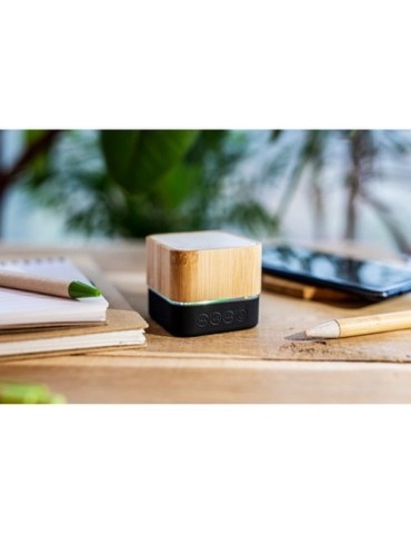Enceinte sans fil en bambou 3W | Sheppard 2