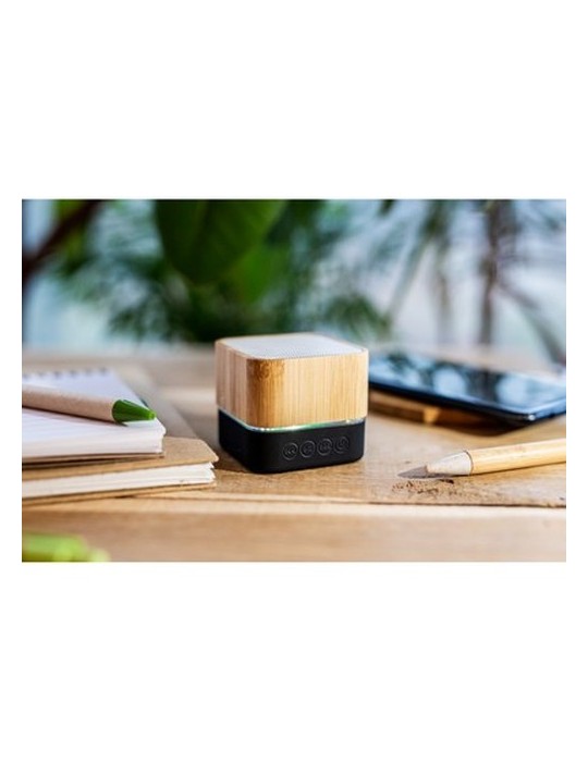 Enceinte sans fil en bambou 3W | Sheppard