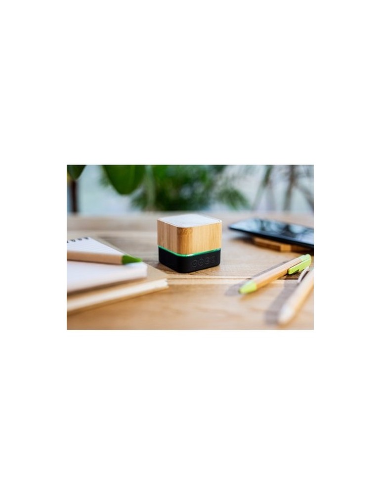 Enceinte sans fil en bambou 3W | Sheppard