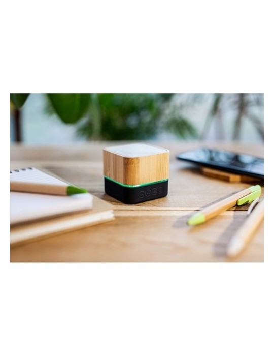 Enceinte sans fil en bambou 3W | Sheppard