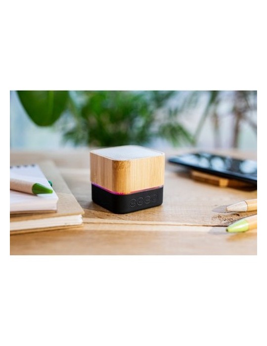 Enceinte sans fil en bambou 3W | Sheppard
