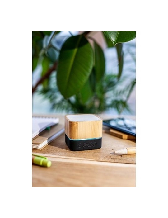 Enceinte sans fil en bambou 3W | Sheppard
