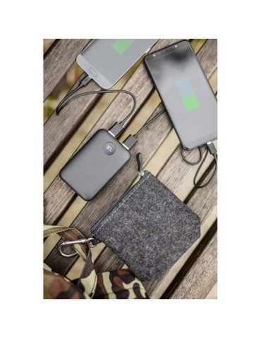 Power Bank 10000 mAh Air Gifts | Daniel Matières : feutrine Couleurs : noir 2